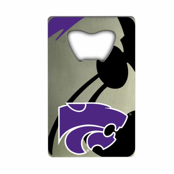 Kansas State Wildcats Credit Card Style Bottle Opener 2 x 3.25 1